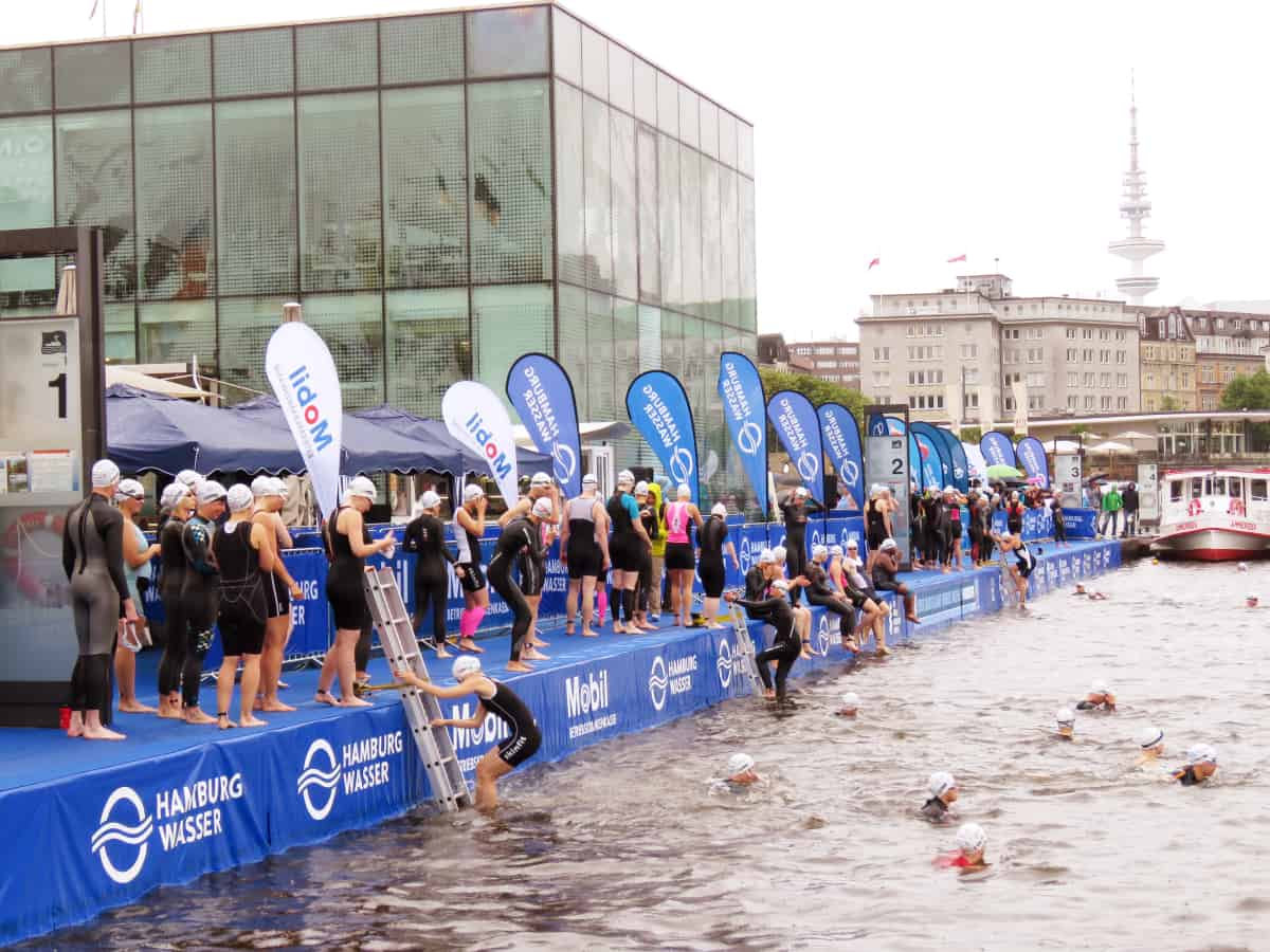 Feuer und Flamme World Triathlon Hamburg 2015