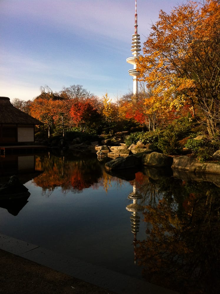 Laufen in Hamburg im Botanischen Garten