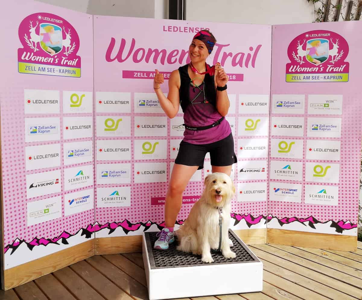 Finish beim Women's Trail