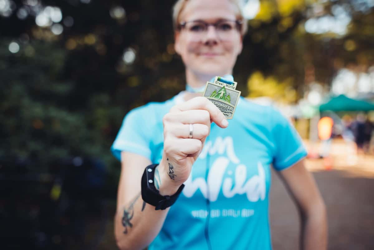 Medaille beim Dünenläufer 2018